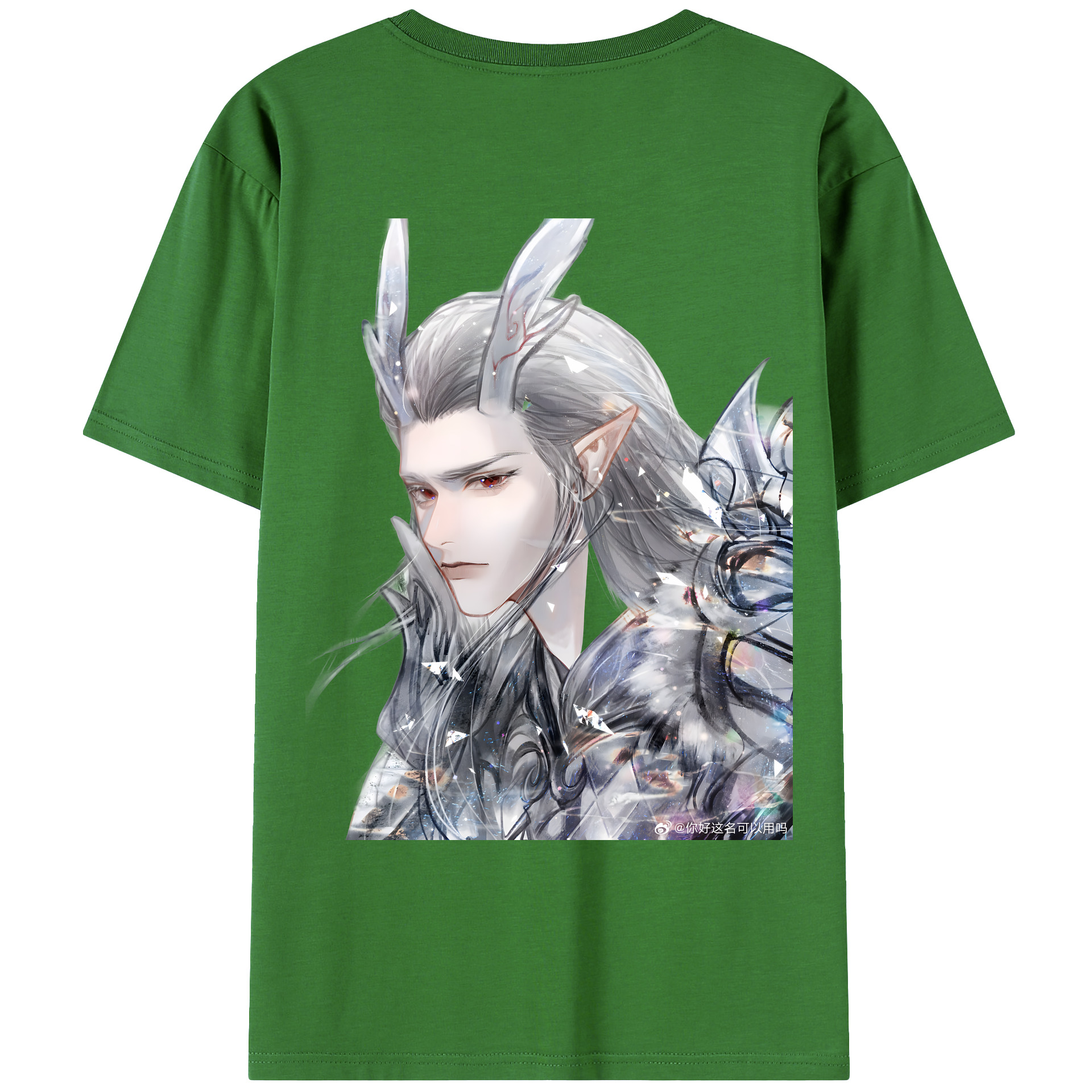 （画像用） Ne Zha 2 ナタ 魔童の大暴れ レディース半袖Tシャツ(バックプリント)